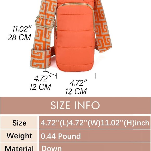 Stylish Quilted Sports Pouch Bag with Adjustable Strap - Perfect for Women - Picture 6 of 6